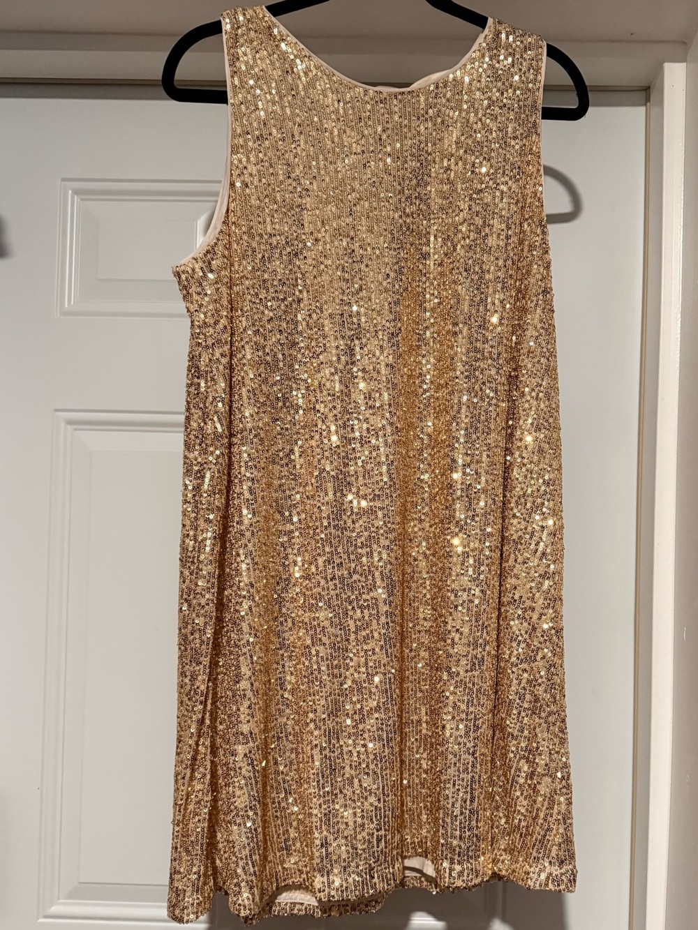 Gold Sequin Party Dress
